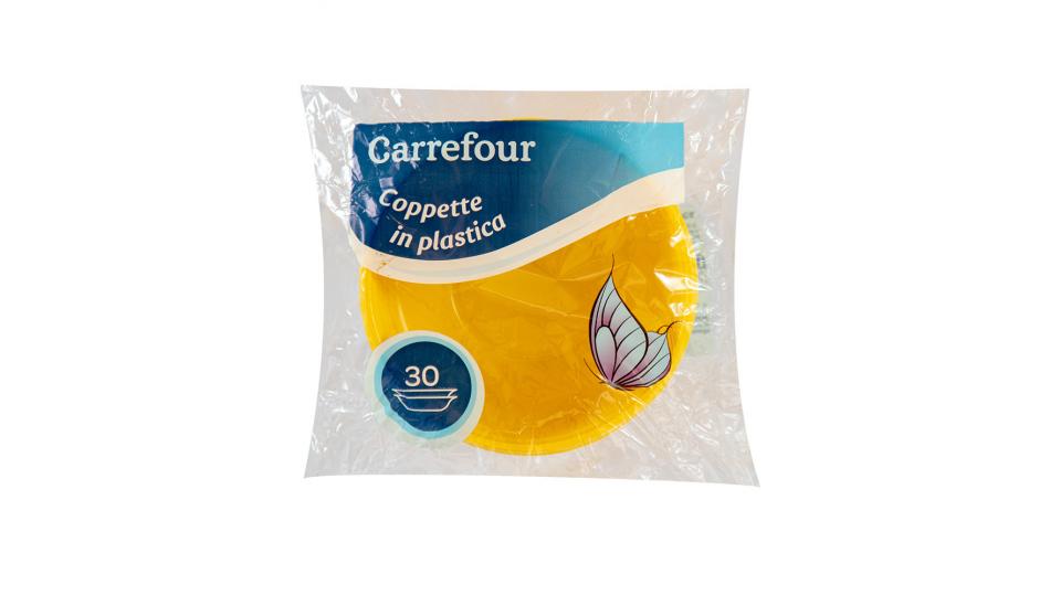 Carrefour Coppette in Plastica Gialle 30 pz