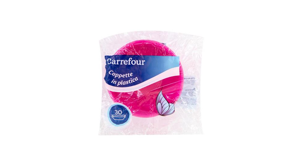 Carrefour Coppette in Plastica Fucsia 30 pz