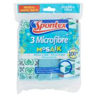 Spontex Microfibre Mosaik x3