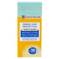 Clinians Bellezza Solare Crema Viso Protettiva Anti Age SPF 30 Alta
