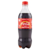 Coca-cola bottiglia di plastica da
