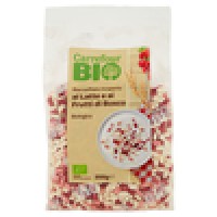 Carrefour Bio Riso soffiato ricoperto al Latte e ai Frutti di Bosco Biologico