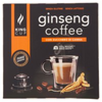 King Cup ginseng coffee con Zucchero di Canna Capsule Compatibili Nescafe* Dolce Gusto* 10 x