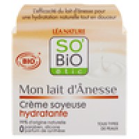 SO'BiO étic Mon lait d'Ânesse Crème soyeuse hydratante Tous Types de Peaux