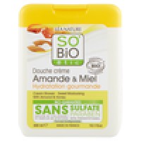 SO'BiO étic Douche crème Amande & Miel Hydratation gourmande