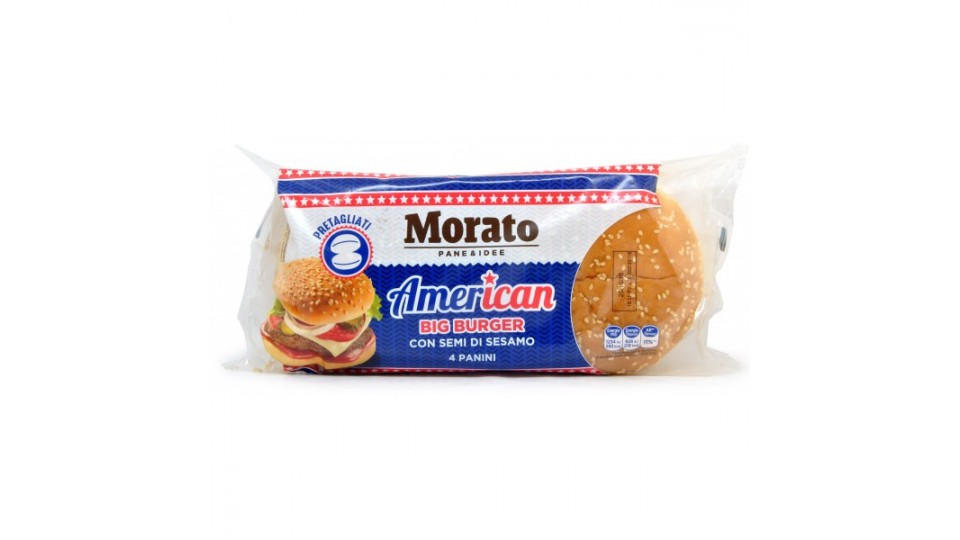 Morato big burger sesamo pretagliati