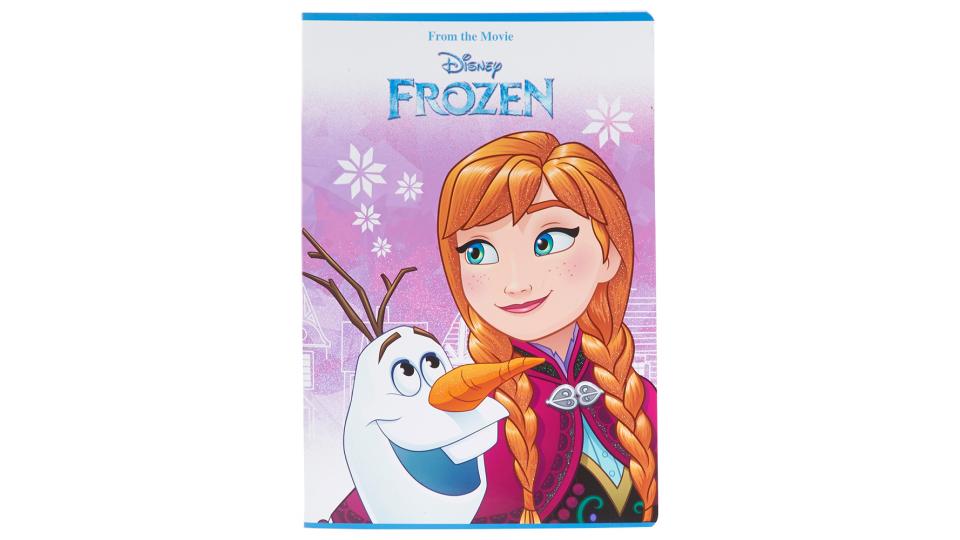 Frozen Quaderno maxi formato A4, quadretti grandi Q con margini