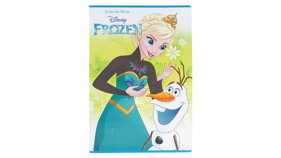 Frozen Quaderno maxi formato A4, quadretti grandi 5MM senza margini
