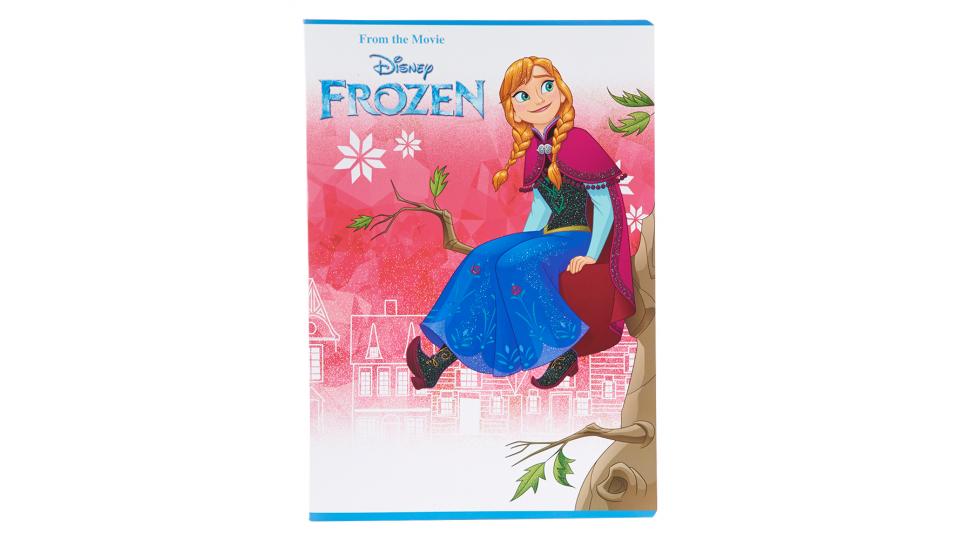 Frozen Quaderno maxi formato A4, rigatura A con margini