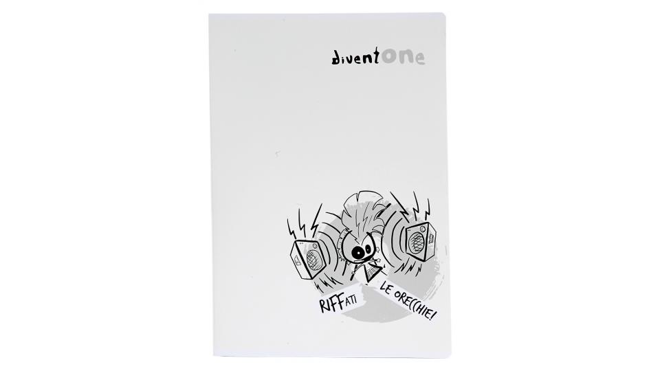 Diventone Quaderno maxi formato A4, quadretti grandi 5MM senza margini