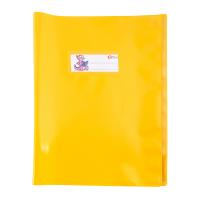 Copri quaderno formato A4 con portanome, colore giallo