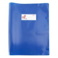 Copri quaderno formato A4 con portanome, colore blu