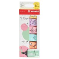Stabilo BOSS Mini Evidenziatore, punta 2mm / 5mm, colori pastello