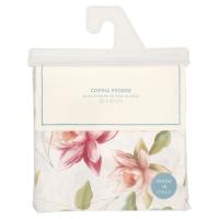 Federa puro cotone, misura 52x82 cm, fantasia fiori rosa