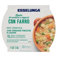 Esselunga, zuppa di verdure e legumi con farro