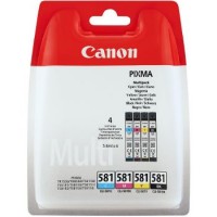Canon Cartuccia d'inchiostro Multipack CLI-581, ciano, magenta, giallo, nero
