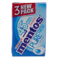 Mentos, 45 min pure fresh chewing gum senza glutine