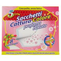Super5 Sacchetti Cattura Colore profuma bucato