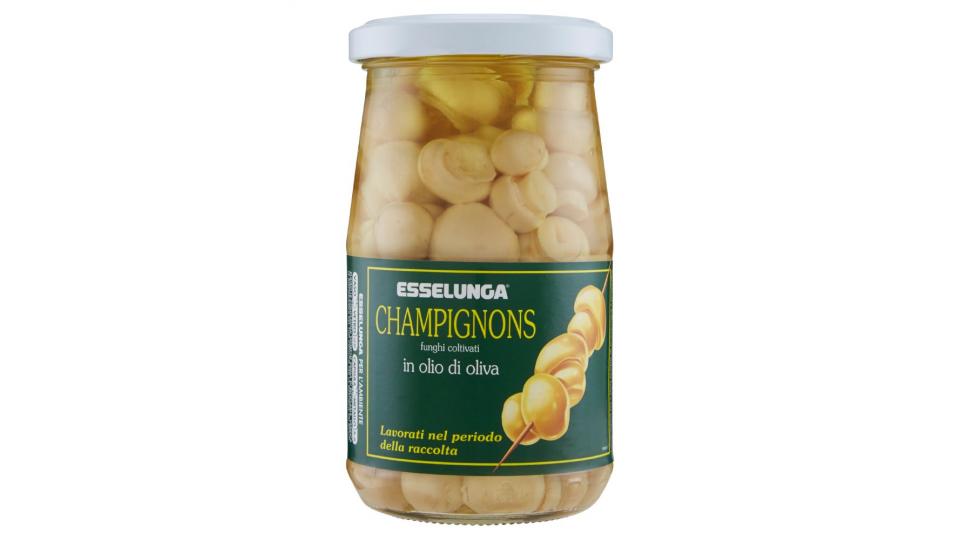 Esselunga, champignons in olio di oliva