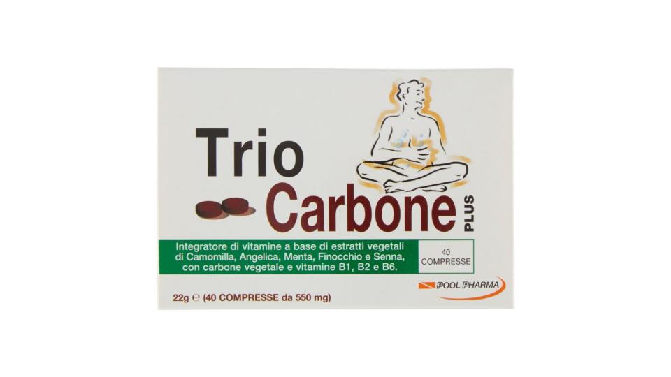 Trio Carbone, 40 compresse