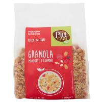 Più Cereali Bio, granola mandorle e lamponi biologico