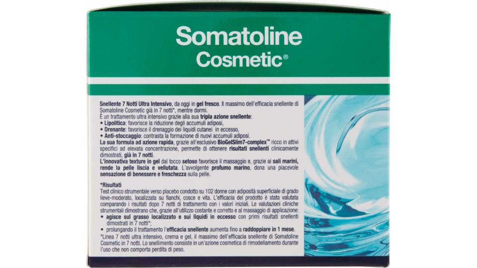 Somatoline Cosmetic, snellente 7 notti Ultra Intensivo gel fresco