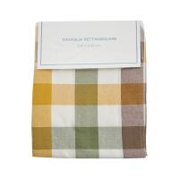 Tovaglia in puro cotone tinto in filo, fantasie e colori assortiti, misura