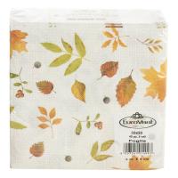 Tovaglioli Feuilles di carta , misura 33x33 cm
