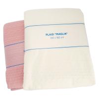 Plaid "Maglia" con retro in sherpa, misura