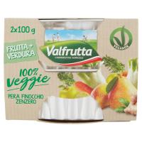 Valfrutta, 100% Veggie puree pera finocchio zenzero