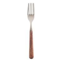 Linea Nava Forchetta da tavola con manico effetto legno