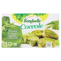 Bonduelle, Le Coccole sformatini di spinaci fagiolini e broccoli surgelati conf.