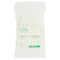 Biò, cucchiai compostabili biodegradabili monouso