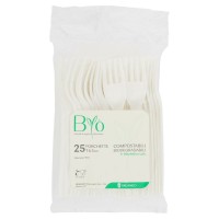 Biò, forchette compostabili biodegradabili monouso