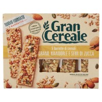 Gran Cereale, barrette di cereali grano mandorle e semi di zucca