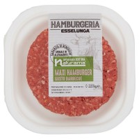 Hamburgeria Esselunga maxi hamburger al gusto barbecue Bovino adulto scottona Naturama