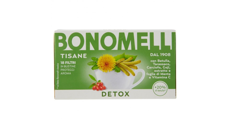 Bonomelli, Tisane Detox 18 filtri