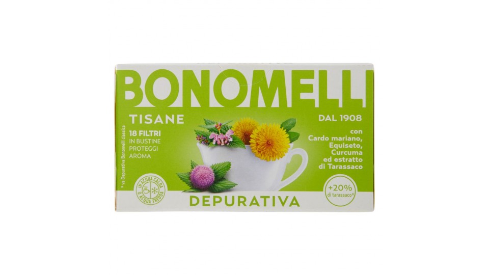 Bonomelli, Tisane Depurativa 18 filtri