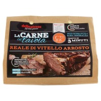 Delicatesse La Carne in tavola reale di vitello arrosto