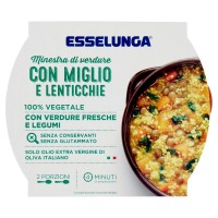 Esselunga Minestra di verdure con miglio e lenticchie