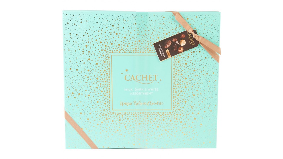 Cachet Unique Belgian Chocolate, 44 praline assortite