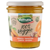 Valfrutta, 100% Veggie preparazione di arancia finocchio carota zenzero
