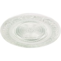 Piatto in vetro ideale come piatto per servire antipasti e dessert, diametro