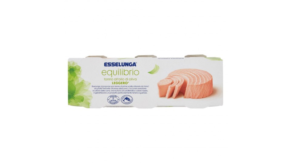 Esselunga Equilibrio, tonno all'olio d'oliva