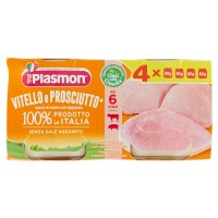Plasmon, omogeneizzato di vitello e prosciutto