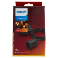 Philips Vintage Cord black E27 lunghezza