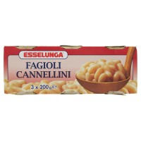 Esselunga, fagioli cannellini conf. 3x200 g - peso netto sgocc.3x125 g