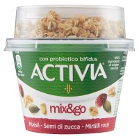 Danone, Activia Mix&go muesli semi di Zucca mirtilli rossi