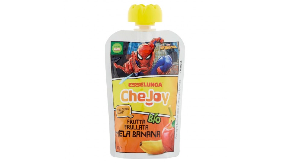 Esselunga CheJoy, frutta frullata mela banana biologica