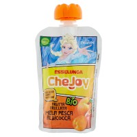 Esselunga CheJoy, frutta frullata mela pesca albicocca biologica